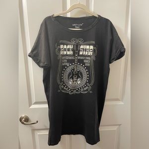 HRT & LUV rock and roll t-shirt dress new